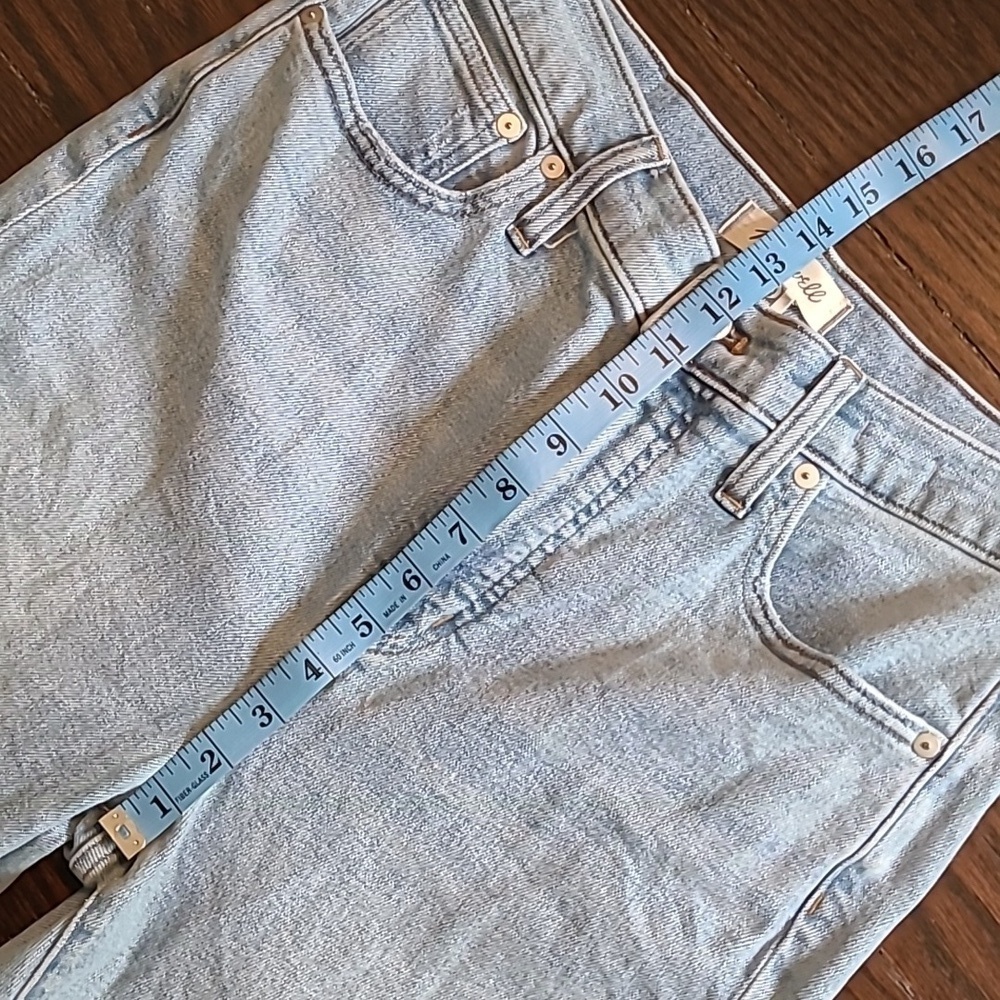 Madewell The Perfect Vintage Jean High-rise Distressed Light Wash Wmns 29 Casual - Picture 6 of 16